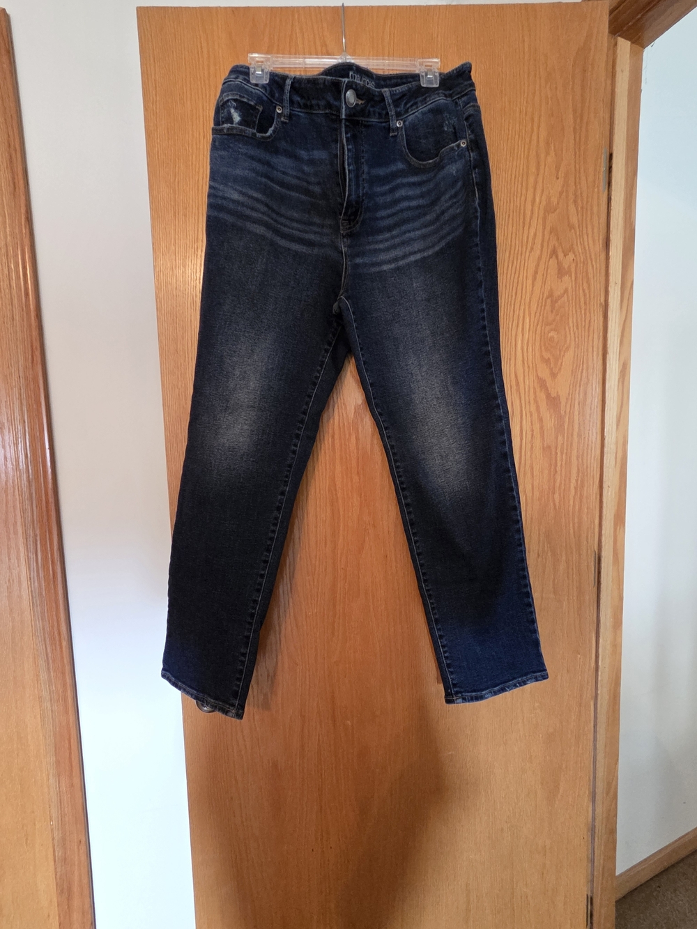 Maurices Dark Blue Straight Leg Women’s Jeans
